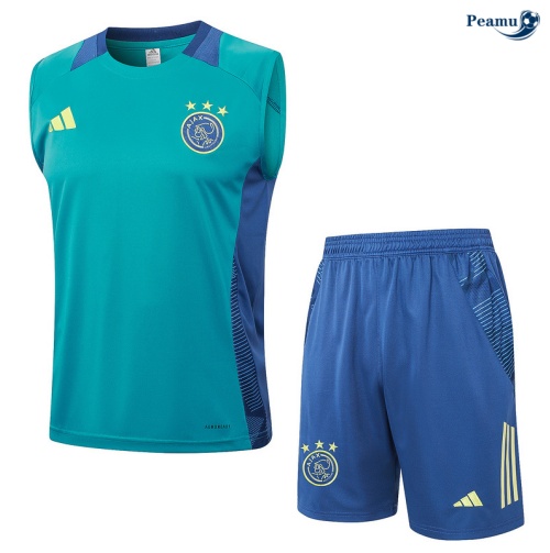 Kit Entrainement Ajax Debardeur + Shorts vert 2024