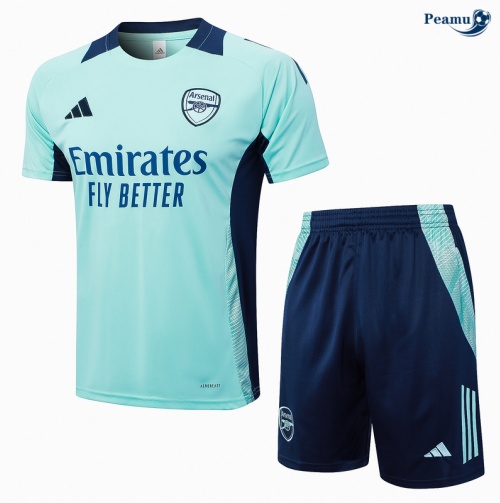 Kit Entrainement Arsenal + Shorts Bleu 2024