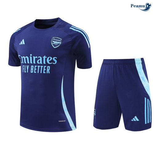 Kit Entrainement Arsenal + Shorts Bleu marine 2024