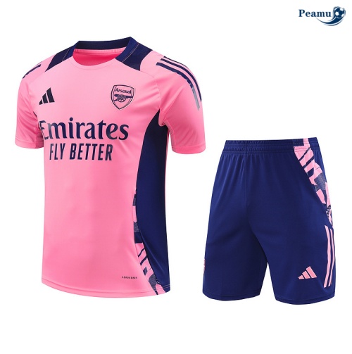 Kit Entrainement Arsenal + Shorts rose 2024