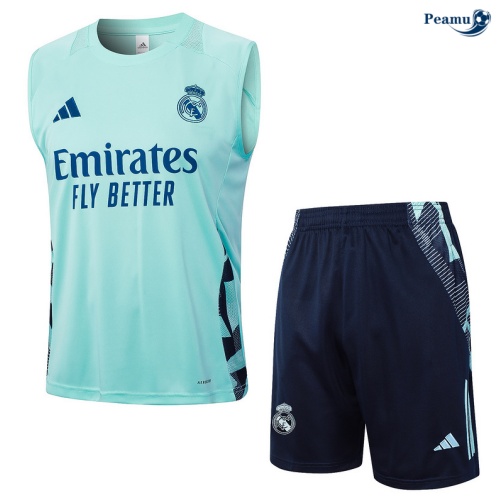 Kit Entrainement Arsenal Debardeur + Shorts vert clair 2024