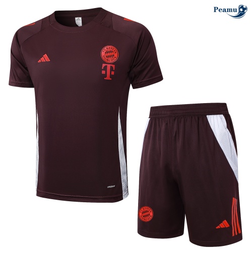 Kit Entrainement Bayern Munich + Shorts brun 2024