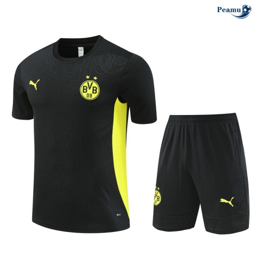 Kit Entrainement Borussia Dortmund + Shorts noir 2024