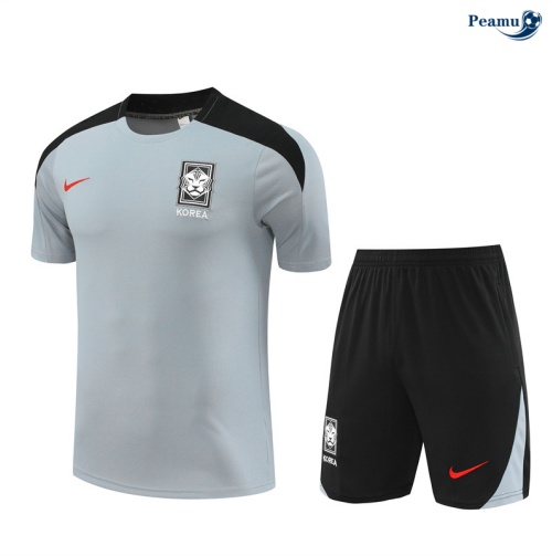 Kit Entrainement Corée Enfant + Shorts Gris 2024