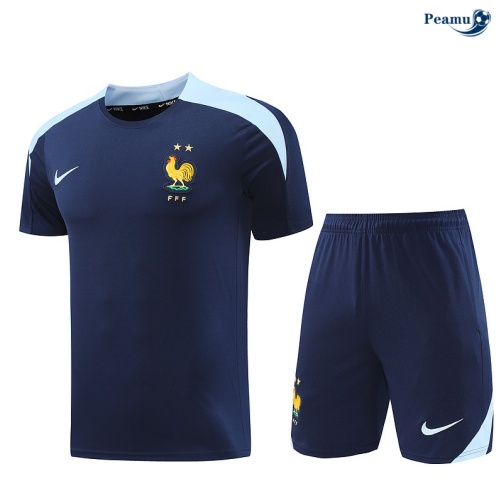 Kit Entrainement France + Shorts Bleu marine 2024