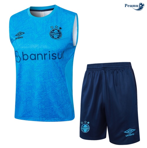 Kit Entrainement Gremio Debardeur + Shorts Bleu 2024