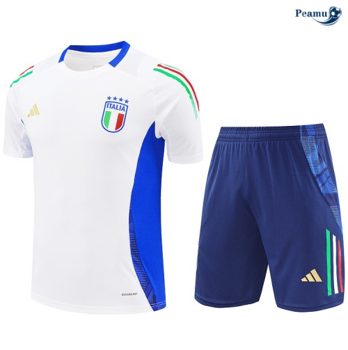 Kit Entrainement Italie + Shorts Blanc 2024