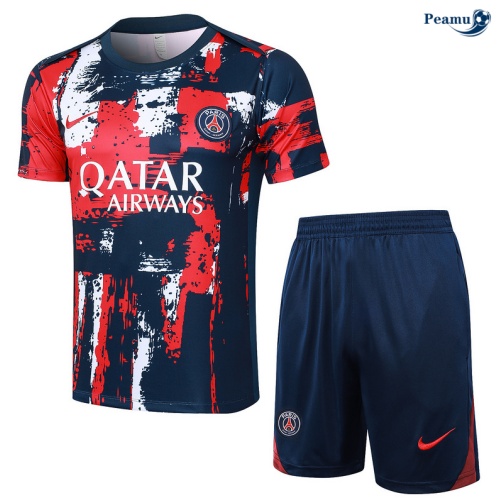 Kit Entrainement Paris PSG + Shorts Bleu 2024