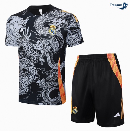 Kit Entrainement Real Madrid + Shorts noir 2024