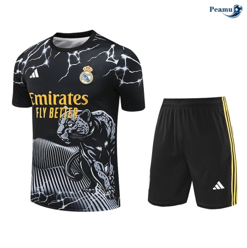 Kit Entrainement Real Madrid + Shorts noir 2024