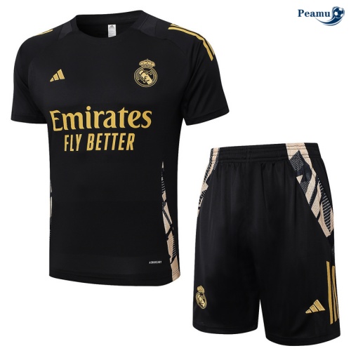 Kit Entrainement Real Madrid + Shorts noir 2024