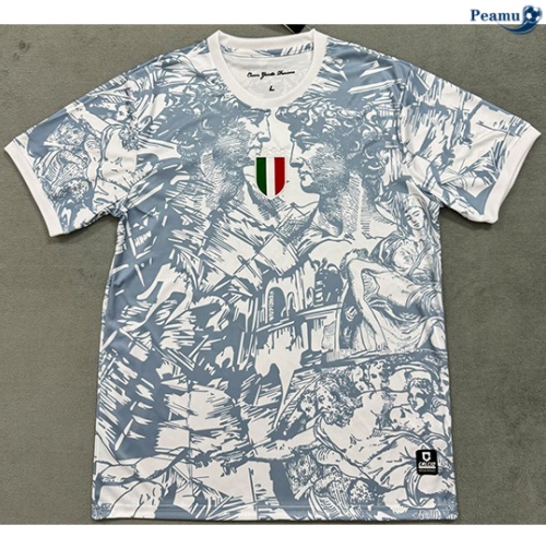 Italie Maillot Training Gris 2024