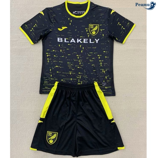 Norwich City Enfant Third Noir 2024