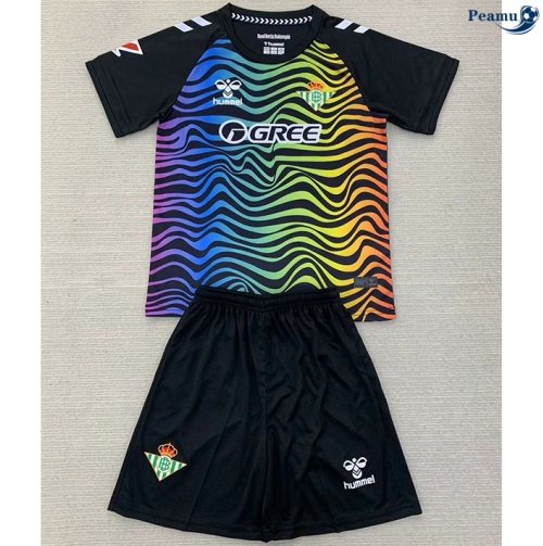 Real Betis Enfant Maillot Gardien De But Noir 2024