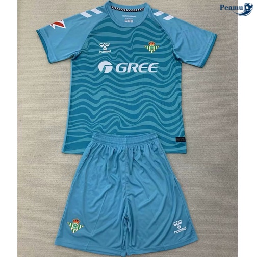 Real Betis Enfant Maillot Gardien De But Bleu 2024