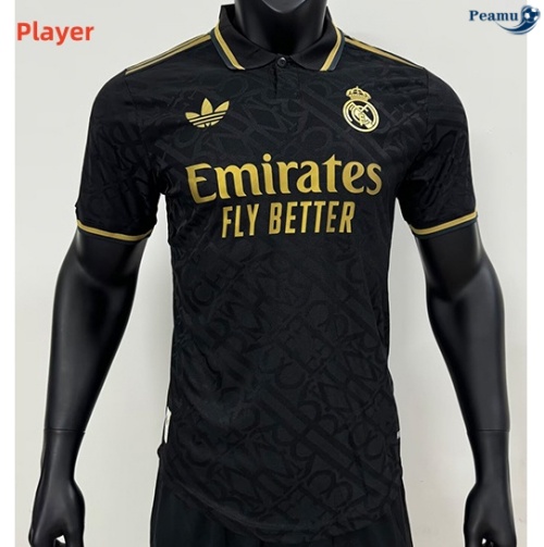 Real Madrid Player Maillot Pre-match Noir 2024