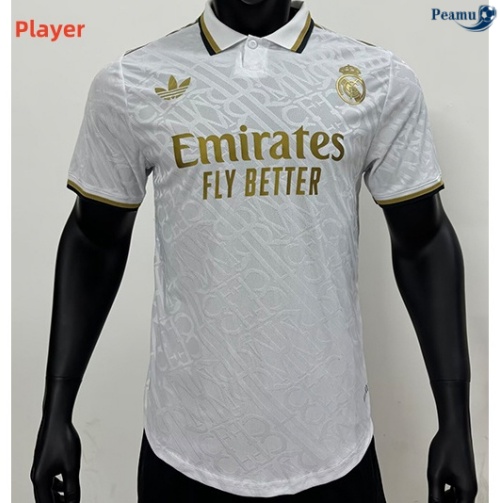 Real Madrid Player Maillot Pre-match Blanc 2024
