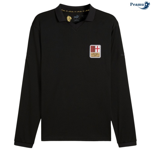 AC Milan Maillot 125e anniversaire Manche Longue Noir 2024