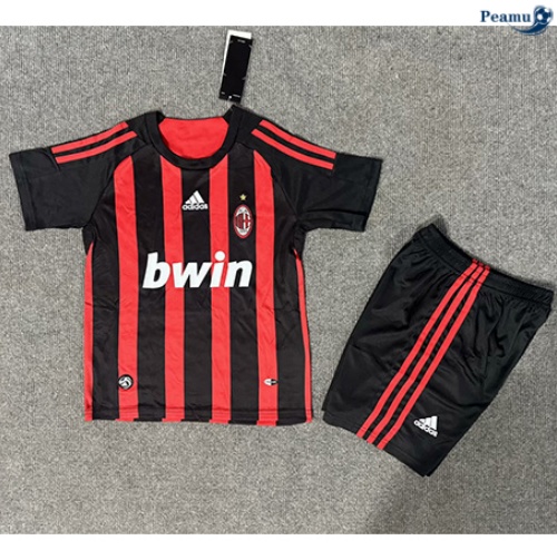 Rétro AC Milan Enfant Domicile 2008-09