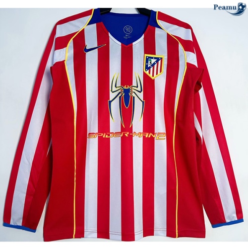 Rétro Atletico Madrid Maillot Domicile Manche Longue 2004-05