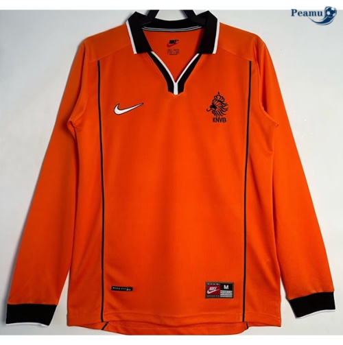 Rétro Pays-Bas Domicile Manche Longue 1998