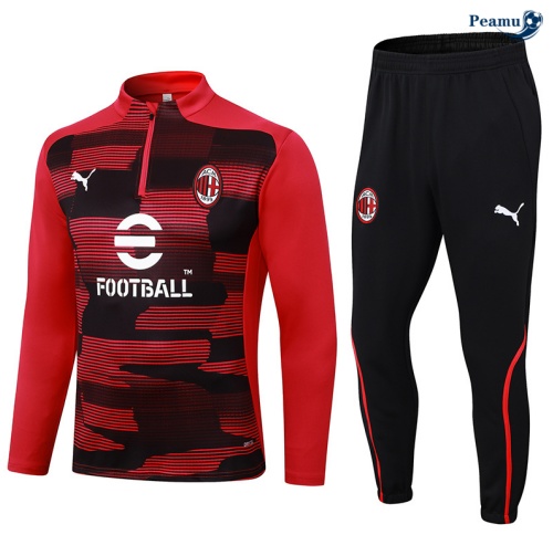 Survetement AC Milan rouge 2024