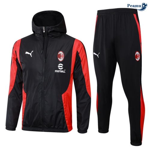 Coupe vent AC Milan noir 2024