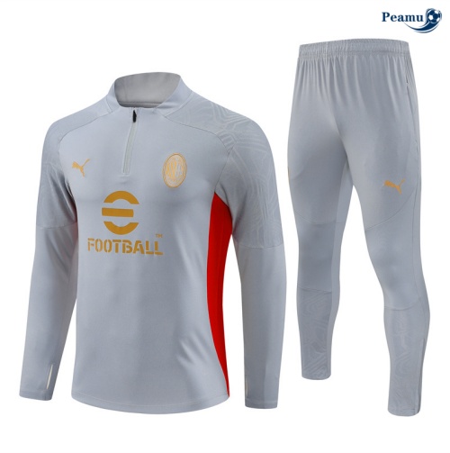 Survetement AC Milan Enfant Gris 2024