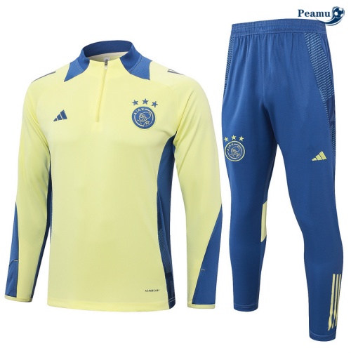 Survetement AFC Ajax jaune clair 2024