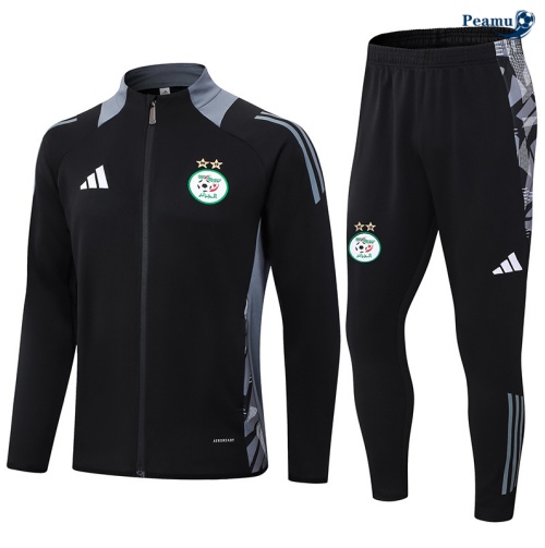 Veste Survetement Algérie noir 2024
