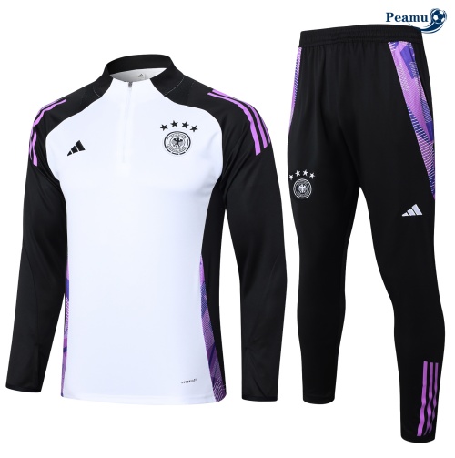 Survetement Allemagne Enfant Blanc 2024