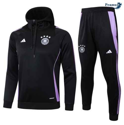 Allemagne Enfant Sweatshirt à capuche noir 2024
