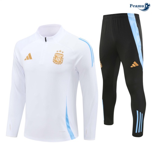 Survetement Argentine Blanc 2024