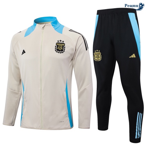 Veste Survetement Argentine Enfant abricot 2024
