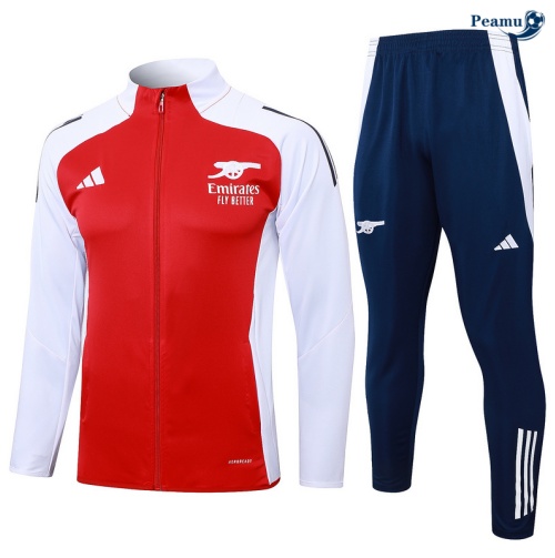 Veste Survetement Arsenal rouge 2024