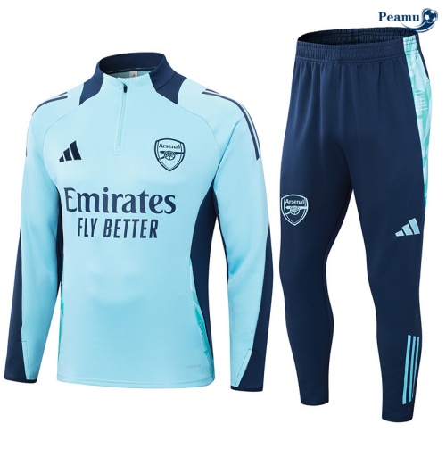 Survetement Arsenal Enfant bleu clair 2024