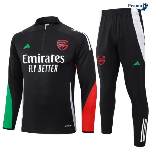 Survetement Arsenal Enfant noir 2024