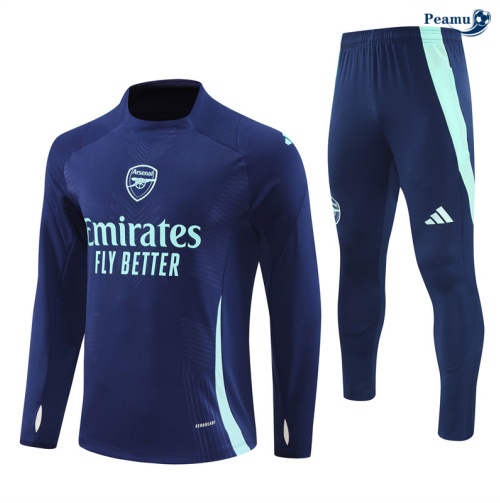 Veste Survetement Arsenal Enfant Bleu 2024