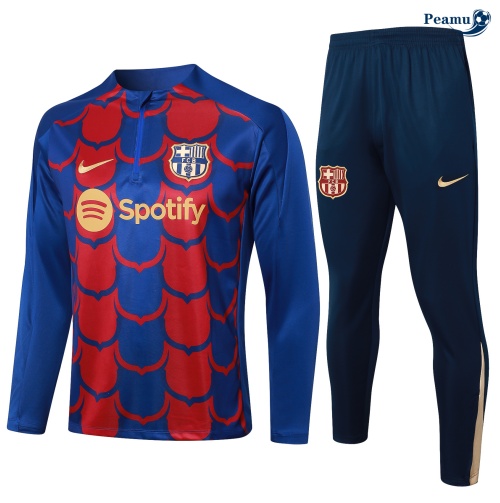 Survetement Barcelone Bleu 2024