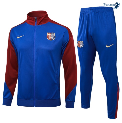Veste Survetement Barcelone Bleu 2024