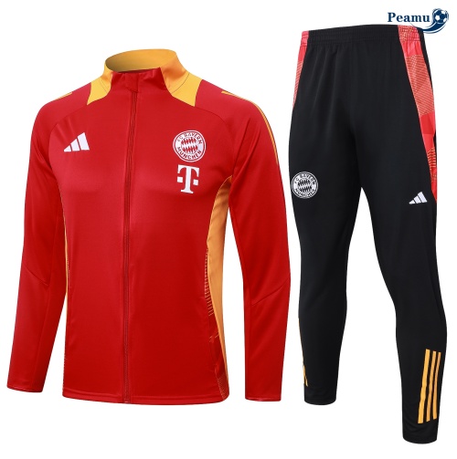 Veste Survetement Bayern Munich rouge 2024