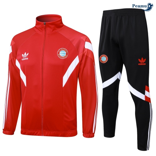 Veste Survetement Bayern Munich rouge 2024