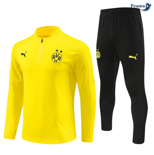 Survetement Borussia Dortmund Enfant jaune 2024