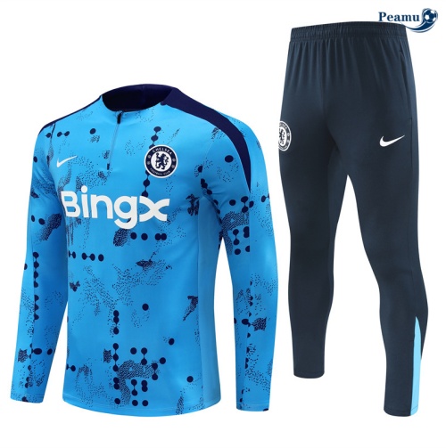 Survetement Chelsea Enfant Bleu 2024