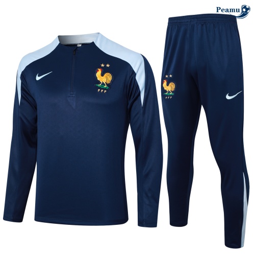 Survetement France Enfant Bleu marine 2024