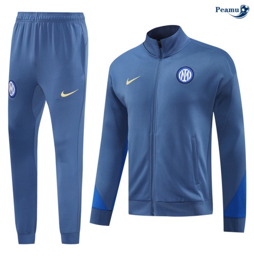 Veste Survetement Inter Milan bleu clair 2024