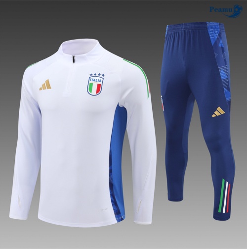 Survetement Italie Blanc 2024