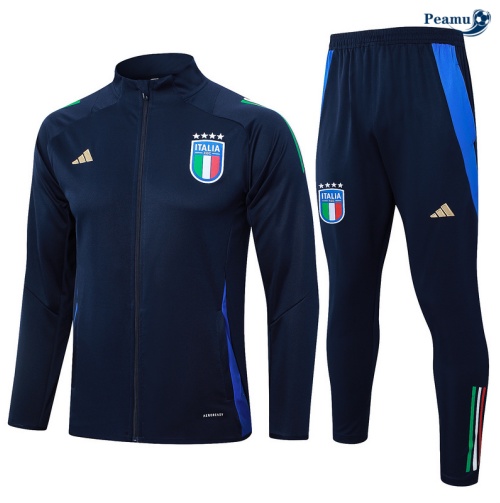 Veste Survetement Italie Bleu marine 2024