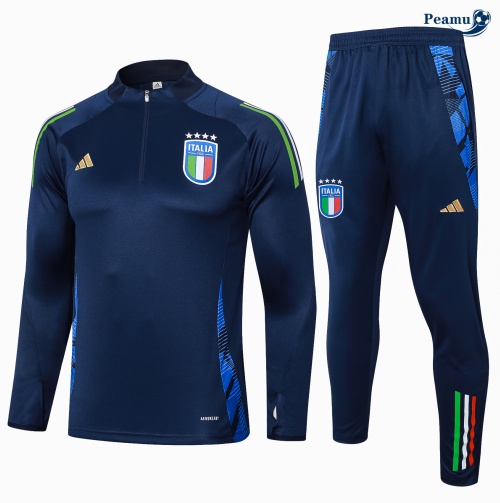Survetement Italie Enfant Bleu marine 2024