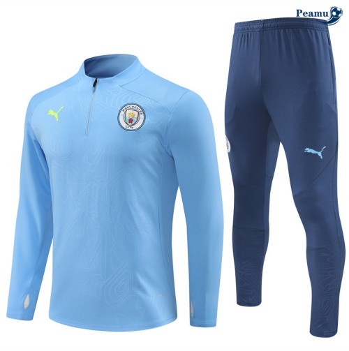 Survetement Manchester City Enfant bleu clair 2024